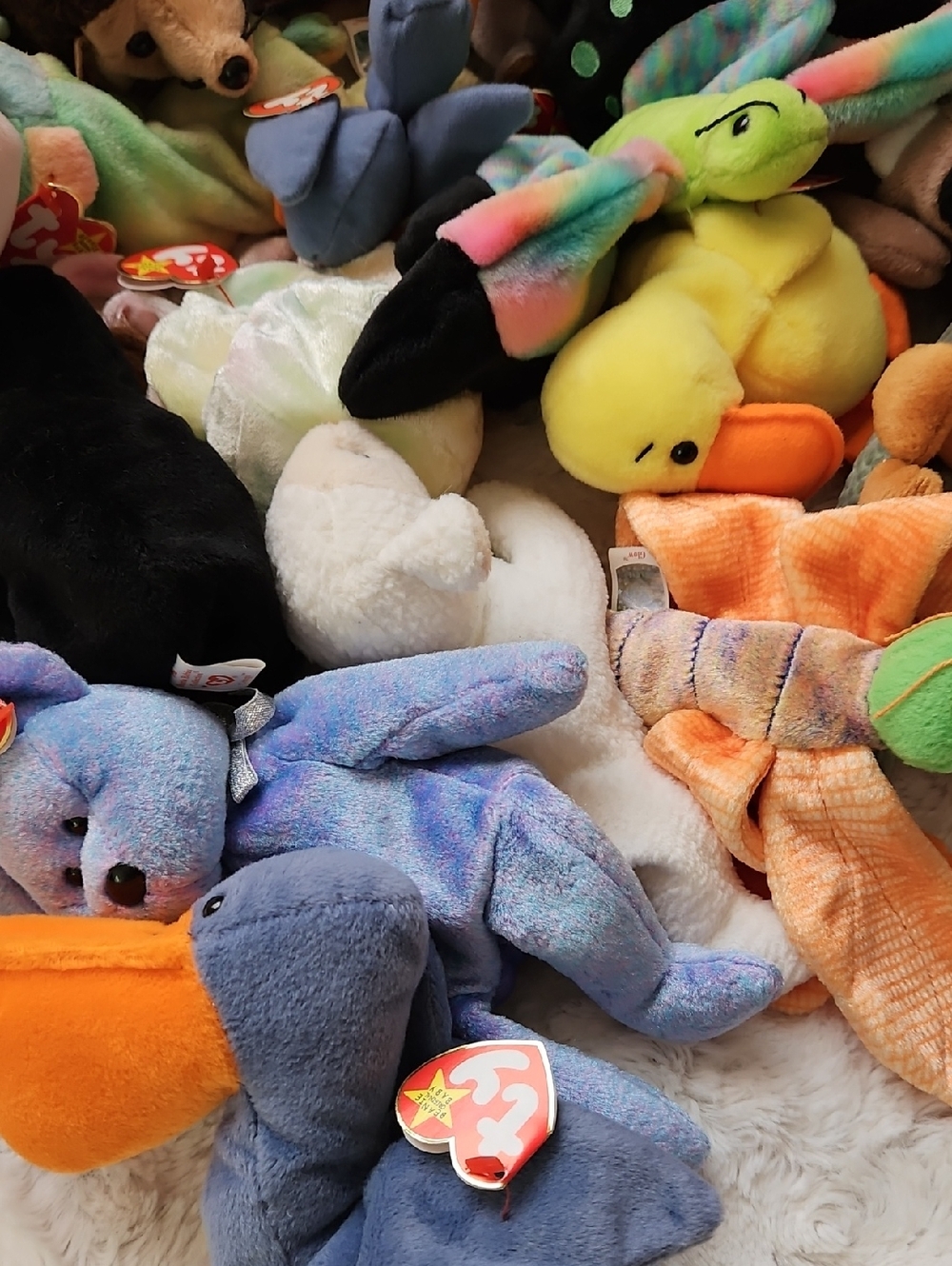 Lot Of 18 Beanie Babies almost 5 Pounds! Niles ChubbyII Snort Scoop Swoop +More - Picture 13 of 15